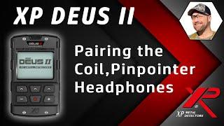 XP Deus 2 EASY Pairing Coil, Headphones Pinpointer