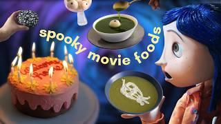 I recreated Foods from Nostalgic Halloween Movies  (nightmare before christmas, corpse bride…)
