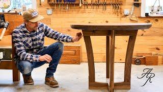 The Small Details Matter...Handcrafted Entry Table In Walnut