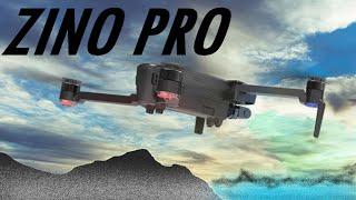 Zino Pro Flying Over Water with 2 Skies