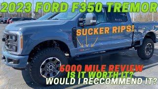 2023 Ford F-350 Superduty Tremor 6.7l High output diesel 6000 mile review top 5 things I like!