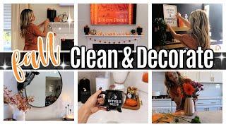 *NEW* FALL CLEAN AND DECORATE WITH ME FALL + HALLOWEEN DECOR TIFFANI BEASTON HOMEMAKING FALL 2022