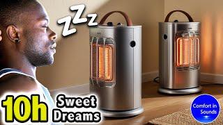 FALL ASLEEP INSTANTLY with THIS White Noise | Sound of Two Portable Heaters to Sleep or Study