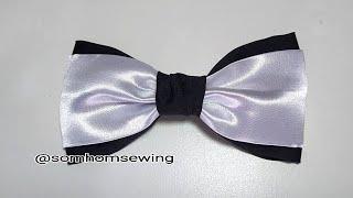 Hair bow tutorial | how to make fabric bow | bow accessories diy | bow style | bow making | bows