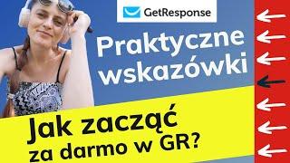 Zacznij za darmo budowę bazy mailingowej w Getresponse