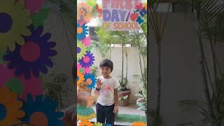 My first day at school. started my new  journey of learning #firstdayofschool #learning #new #viral