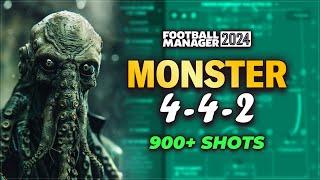 900+ Shots For UNSTOPPABLE 442 Monster Tactic | Football Manager 2024 Best Tactics