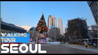 Seoul Korea-Winter Walk in Seoul 4K