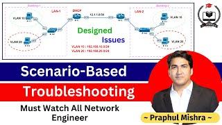 Scenario-Based Network Troubleshooting | Understand Real-Time Network Troubleshooting | VLAN Concept