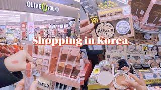 Shopping in korea vlog  2022 best skincare & makeup haul at Oliveyoung