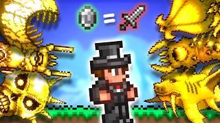 I Beat Terraria But Coins = Weapon Damage