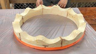 Young Carpenter Builds the MOST Unique Coffee Table Ever!