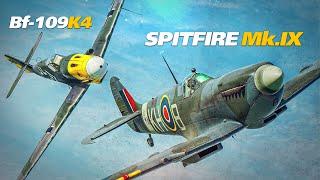 Spitfire Mk.IX Vs Bf-109 K4 Dogfight Over Cliffs Of Dover | Digital Combat Simulator | DCS | WWII