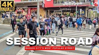 [4K] AMAZING SESSION ROAD Walk Tour | HEART of Baguio City 2025