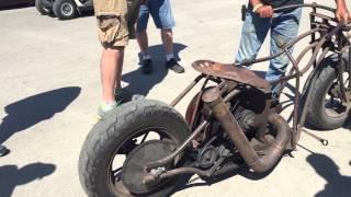 Redneck Rumble 2015 International Harvester Rat Bike Chopper