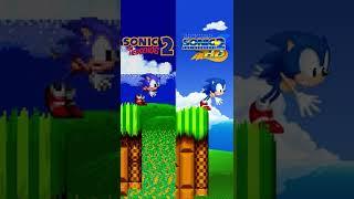 Balancing Animation Sonic 2 vs 2 HD #shorts #sonic