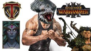 Dwayne Go-Rok Johnson, Orion & Ariel! Wood Elves vs Lizardmen - Total War Warhammer 3