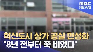 혁신도시 상가 공실 만성화.. "8년 전부터 쭉 비었다" (2025.01.06/뉴스데스크/원주MBC)