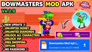 Bowmasters Mod Apk v6.2.0 | Unlimited Money & Unlock All Characters