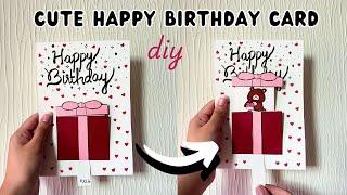 DIY Happy Birthday Card With Paper | Handmade Pop-Up Cards |Easy Gift Ideas For Boyfriend/Girlfriend