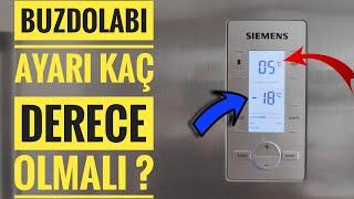 Dijital Buzdolabı Ayarı Kaç Derece Olmalı? Buzdolabı soğukluk ayarı