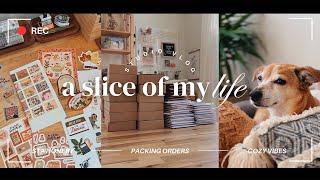 studio vlog  new desk, packing preorders & stationery haul (nicole josephine, abbey sy & hobonichi)