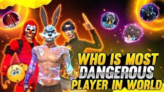 Who Is More Dangerous  White444 Ruok FF And Raistar  Most Dangerous Player In Free Fire !! 