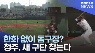 청주에 야구장 새로 짓는다.. "한화 이글스 대신 새 구단 유치"