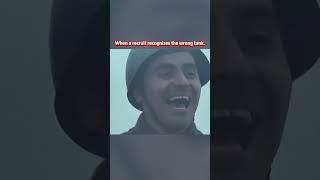 When a recruit recognizes the wrong tank...#movie #army #ww2 #conflict #military