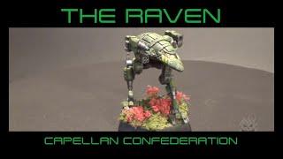 PAINTING BATTLETECH, RAVEN, Capellan Confederation paint scheme.