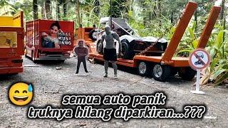 konvoi pulang dari acara kontes truk Pekalongan dengan rasa bahagia || versi miniatur truk ||