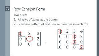 How to Find the Pivots and Pivot Columns of a Matrix From Row Echelon Form