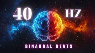 40Hz Binaural Beats Perfect for Studying and Working, Promoting Concentration and Improving Memory