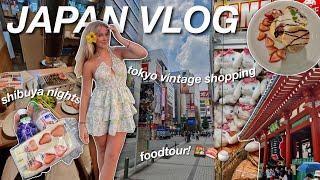 JAPAN VLOG  alleine in tokyo | foodtour, vintage shopping & reise guide 