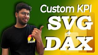 Building Custom SVG KPI Indicators with DAX in Power BI: Rendering in Table Visuals [Hindi]