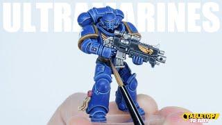 How to Paint a Warhammer 40,000 Space Marine as an Ultramarine and Highlight like Eavy' Metal