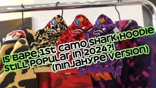 Is Bape 1st Camo Shark Hoodie Still Popular in 2024?! I think yes (Ninjahype Version QC Haul Review)