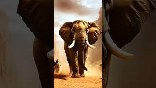 Giant elephent ai generated #aiwonder #aiworld #aiworld #animals #wildlife