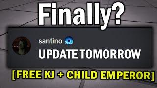 Strongest Battlegrounds UPDATE FINALLY TOMORROW? (FREE KJ + CHILD EMPEROR)