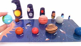 Best Learn Planets of the Solar System with Nesting Dolls for Preschool Toddlers