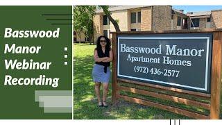 Basswood Manor Investment Opportunity - Dallas, Texas