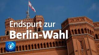 Wahlkampf in Berlin: Endspurt zur Abgeordnetenhauswahl