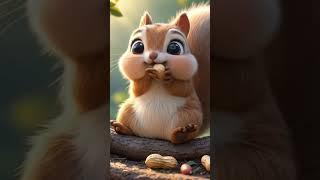 squarrel eating peanuts shorts #simple #subscribe