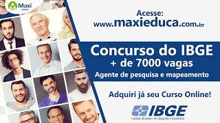 Concurso do IBGE - Curso Online Maxi Educa