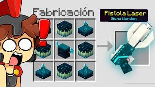 Minecraft PERO CRAFTEAMOS ARMAS de CADA BIOMA  Crafteos 100% Ilegales INVICTOR