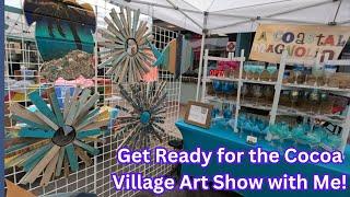 Get Ready with Me as I Pack and Set Up My Booth at the Cocoa Village Spring Fine Art Show! #grwm