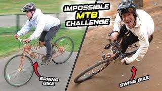 SWING BIKE vs SPRING BIKE - THE IMPOSSIBLE MTB CHALLENGE!