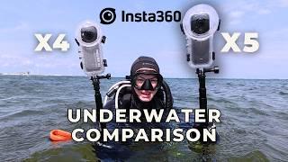 We Tested the Insta360 X5 vs X4 underwater and WOW!