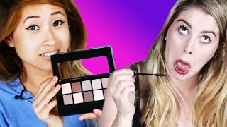 Women Try Drugstore Vs. Luxury Makeup