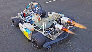 Jet Powered Go-Kart (3 Jet Engines)